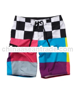 2013 100% polyester sublimated printing men's beach apparel
