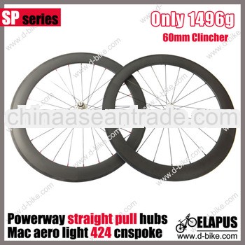 2013 Best Sale 60mm Carbon Clincher Road Wheel