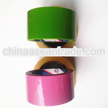 2013 Best Sales Green Packing Tape / Pink Packing Tape