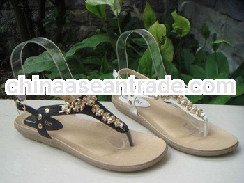2013 China wholesale flat sandals women