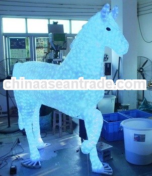 2013 Commerrcial pubilc decoration 3D HORSE LED motif sculpture light