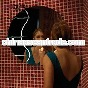 2013 Elegant pink mirror glass&candle mirror plate