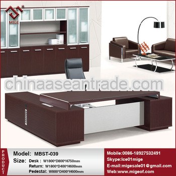 2013 Factory Walnut Wood Executive Table Office Furniture