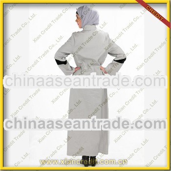 2013 Fashion fancy abaya for islamic wear with 100% cotton fabric