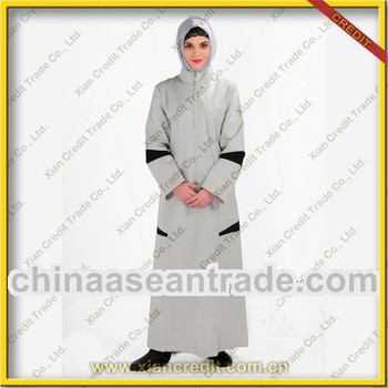 2013 Fashion kaftan jalabiya jilbab with 100% cotton fabric