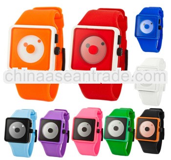 2013 Fashion silicone Jelly Wrist Watch quartz lady sports watch