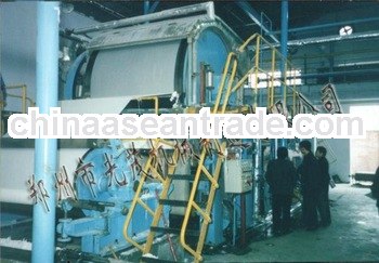 2013 HOT SALE 787mm 1-5ton TPD Waste paper recycling machine,small capacity tissue paper machine