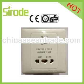 2013 HOT Selling Shaver and hand drier socket outlet
