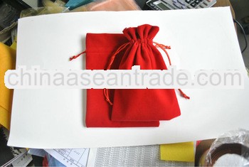 2013 Hot Sale Promotional Velvet Drawstring Gift Bag