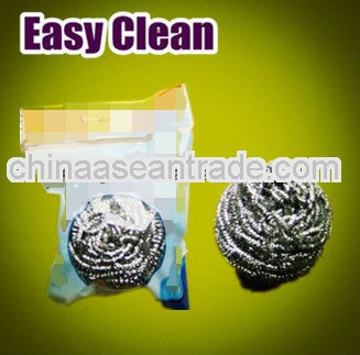 2013 Hot Sales Kitchen Stainless Steel Scourer with opp bag