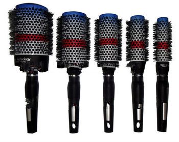 2013 Hot Sell Aluminum Barrel Hair Brush with Nylon Bristle