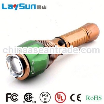 2013 Hots !!! Laysun aluminum alloy cree xre Q5 led torch use AAA or 18650 battery