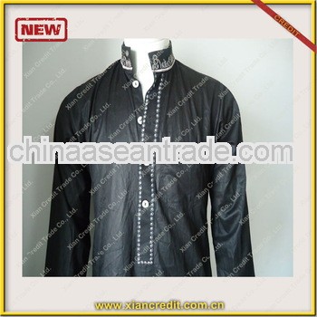 2013 Islamic men thobe with embroidery hot selling in Afircaa