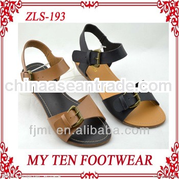2013 Latest Fashion Comfortable Flat Woman Sandal