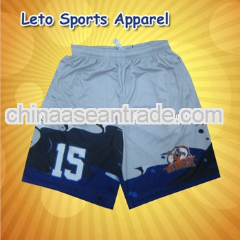 2013 Leto Sports Apparel 100%polyester mens lacrosse /box lacrosse shorts
