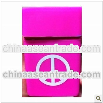 2013 Logo printed various design silicon cigarette box CS1227