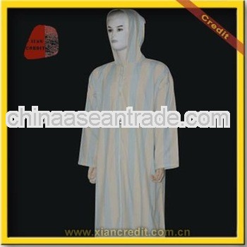 2013 Muslim men hooded cotton thobe NPH-055