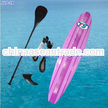 2013 New Design Bamboo Stand Up Paddle Boards/EPS Core Surfing Paddle Board/Carbon fiber paddle surf