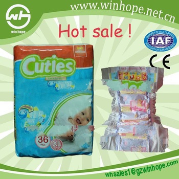 2013 New Design High Absorbency diapers for baby