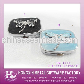 2013 New Product HX-1229 2 Case Retangle Pill Box Organizer