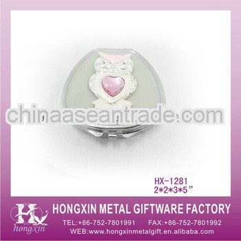 2013 New Product HX-1281 Diamond Owl Yellow Box Pills Wholesale