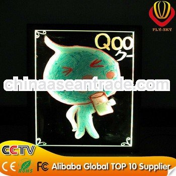 2013 New Product LED writing board with hign grade aluminum frame for advertising