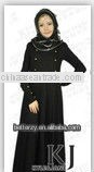 2013 New design Islamic abaya Muslim clothing fashinable Islamic black muslim clothing