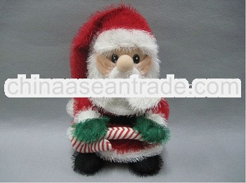 2013 New design a set of Christmas promotional plush toy