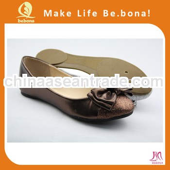 2013 OEM new elegant bowknot casual best flat shoes