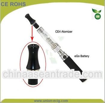 2013 UE best e cigarette in Shenzhen China ego ce4 hookah blister package with clear atomizer CE4 he