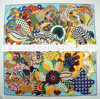 2013 Women's flower printed silk scarf fashion accessories