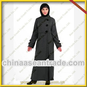 2013 Worsted flannel dubai women abaya