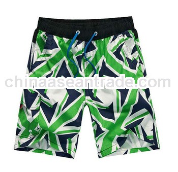 2013 colorful sublimated beach short pant, 100% polyester fabric
