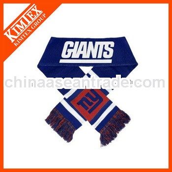 2013 fashion acrylic soccer scarf