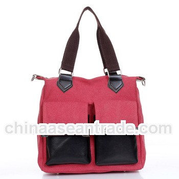 2013 fashion canvas tote bag for ladies
