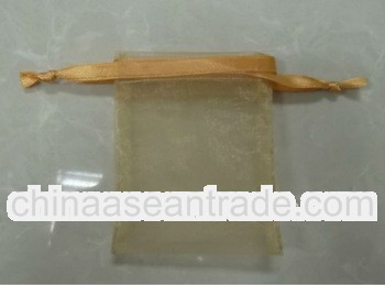 2013 fashion gold organza gift packaging