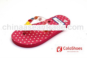 2013 fashion nude children beach slipper