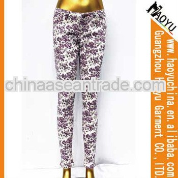 2013 fashion printed female pants, printed leggings women (HYW136)