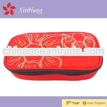 2013 fashion red polyester pencil bag pencil case