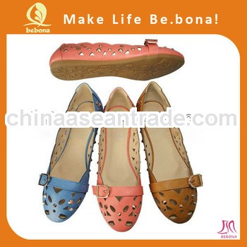 2013 fashion wholesale women Hollow Out Ballerina Flats