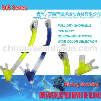 2013 fashional diving snorkel with high quality