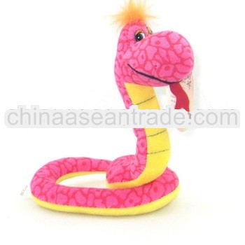 2013 flexible animal toy plush snake