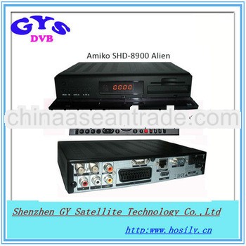 2013 full 1080p HD digital satellite receiver enigma 2 receiver amiko 8900 alien support 3g, wifi, y