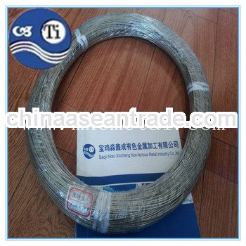 2013 hot ASTM B863 Gr1 titanium wire for fishing and jewelry with Certificate