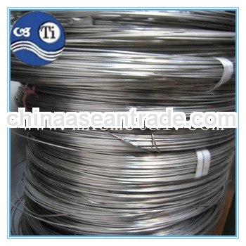 2013 hot ASTM B863 Gr2 Titanium Wire in coil shape