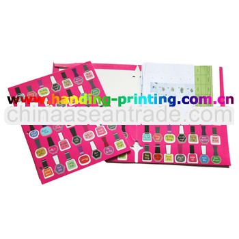 2013 hot sale colorful A4 paper file folder printing