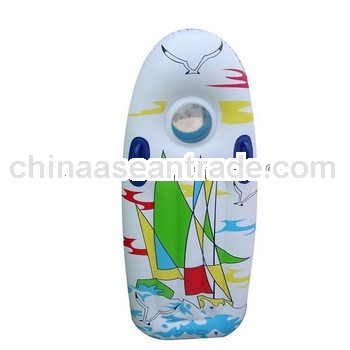2013 hot sale high quality pvc inflatable soft top surfboard for fun