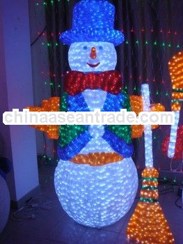 2013 hot sell LED sculpture motif light / holiday light / 3D snowman sculpture light