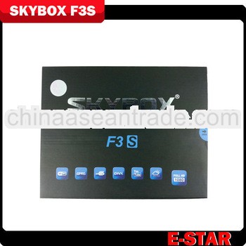 2013 hot selling Original set top box F3S with VFD Display Skybox F3S HD