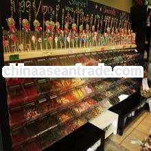 2013 hot selling clear acrylic candy display rack